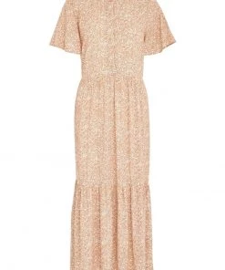 PEPPERCORN DARIA SOPHIA Robe De Jour Melon Peach Print Femme -Promos PEPPERCORN Magasin a01745078a3749108b20857ab80054e7