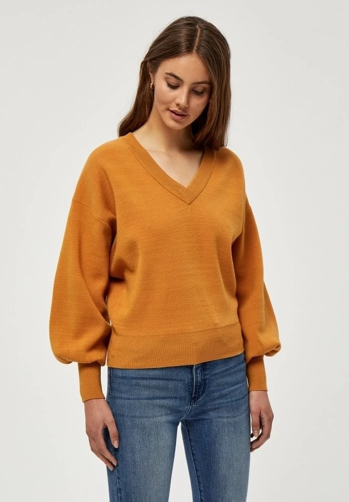 PEPPERCORN LIA Pullover Spruce Yellow Femme 1 PEPPERCORN LIA Pullover Spruce Yellow Femme