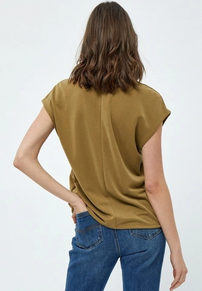 PEPPERCORN Femme LANA TEE T Shirt Basique Ermine Brown 3 PEPPERCORN Femme LANA TEE T Shirt Basique Ermine Brown – Image 3