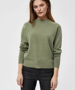 PEPPERCORN ROSALIA Pullover Oil Green Femme