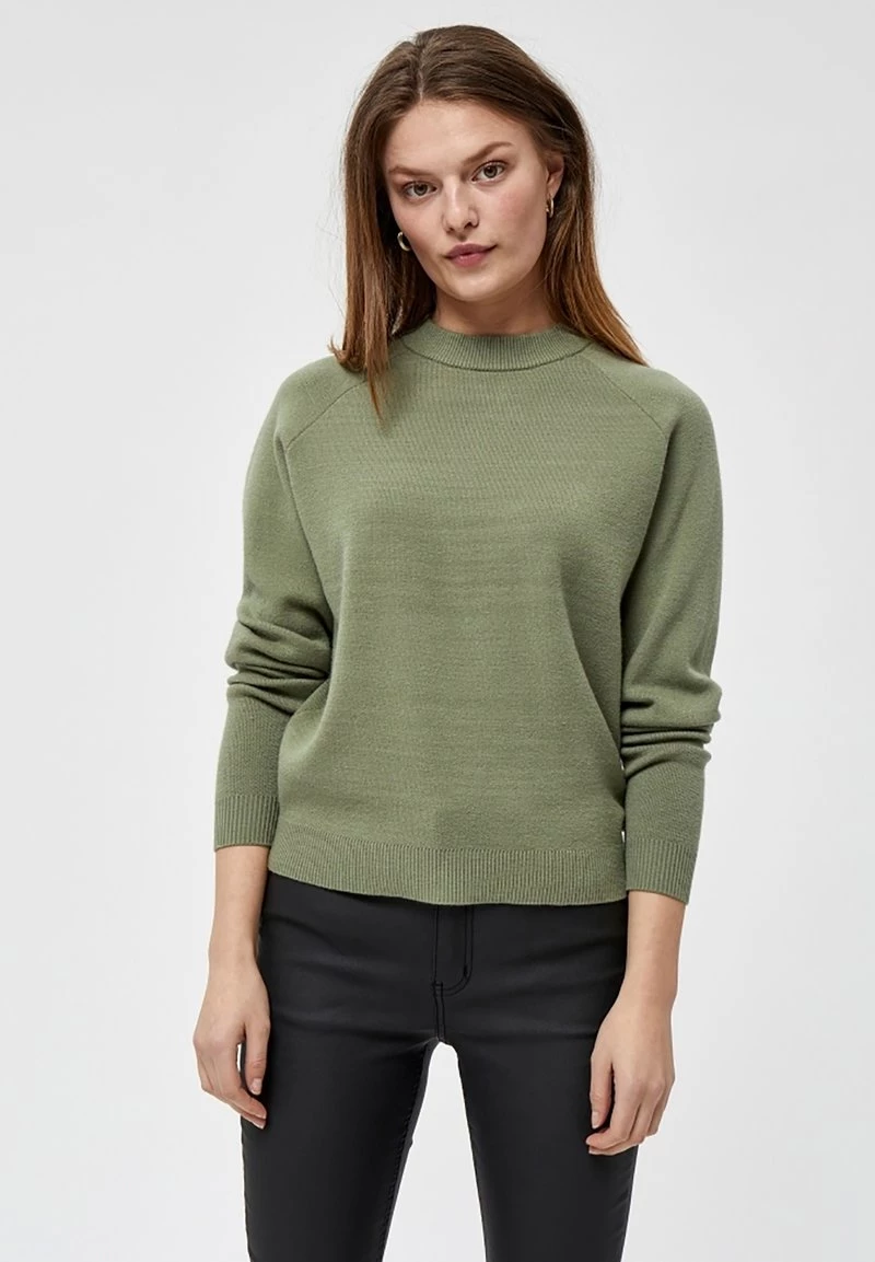 PEPPERCORN ROSALIA Pullover Oil Green Femme 1 PEPPERCORN ROSALIA Pullover Oil Green Femme