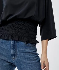 PEPPERCORN Femme LANA T Shirt à Manches Longues Black -Promos PEPPERCORN Magasin a3e68d9069184cb182ee7c2ca57d75b5