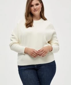 PEPPERCORN ROSALIA Pullover Cloud Dancer Femme