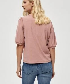 PEPPERCORN V NECK T Shirt Basique Ash Rose Femme 7 PEPPERCORN V NECK T Shirt Basique Ash Rose Femme -Promos PEPPERCORN Magasin a78bf98fe841434ab46badddc93b5b2c