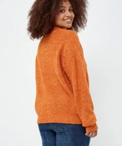 PEPPERCORN PENELOPE Pullover Apricot Orange Melange Femme -Promos PEPPERCORN Magasin a9b58c5156c8420ab210ac25e6e140ba