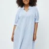 PEPPERCORN Femme ELAINE Robe De Jour Skyway Blue Striped