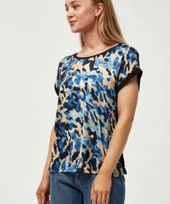 PEPPERCORN T Shirt Imprimé Daphne Blue Pr Femme