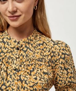 PEPPERCORN CORNELIA JACKELINE Chemisier Yellow Femme -Promos PEPPERCORN Magasin ac1aa43b1504465790c93b4406abdd4f