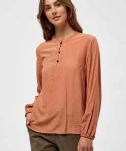 PEPPERCORN JOY Blouse Toasted Nut Femme