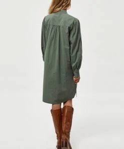PEPPERCORN Femme CAREN Robe De Jour Laurel Wreath Green -Promos PEPPERCORN Magasin acbb2da2c19f49f2a02b6fb0dd873678
