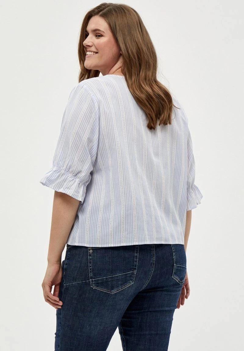 PEPPERCORN DIARA Blouse Skyway Blue Striped Femme 3 PEPPERCORN DIARA Blouse Skyway Blue Striped Femme – Image 3