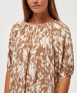 PEPPERCORN EDITA Robe De Jour Ermine Brown Print Femme -Promos PEPPERCORN Magasin aea1ab76e0ac4f6ea8afac90de8c50d5
