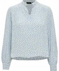 PEPPERCORN CELESTINE JULIANNA Blouse Dusk Blue Pr Femme -Promos PEPPERCORN Magasin afc298765f6e42ec9278b59408c3f032