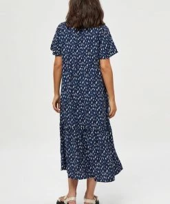 PEPPERCORN GEMMA SOPHIA Robe De Jour D Blue P Femme -Promos PEPPERCORN Magasin b1ce33909feb4a0ab1d47a2a034882f9