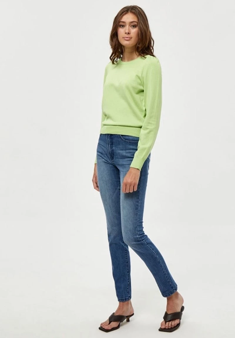 PEPPERCORN TANA PUFF LONGSLEEVE Pullover Opaline Gree Femme 2 PEPPERCORN TANA PUFF LONGSLEEVE Pullover Opaline Gree Femme – Image 2
