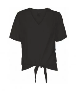 PEPPERCORN MABLE TEE T Shirt Imprimé Black Femme