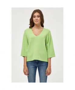PEPPERCORN ROSALIA Pullover Opaline Gree Femme