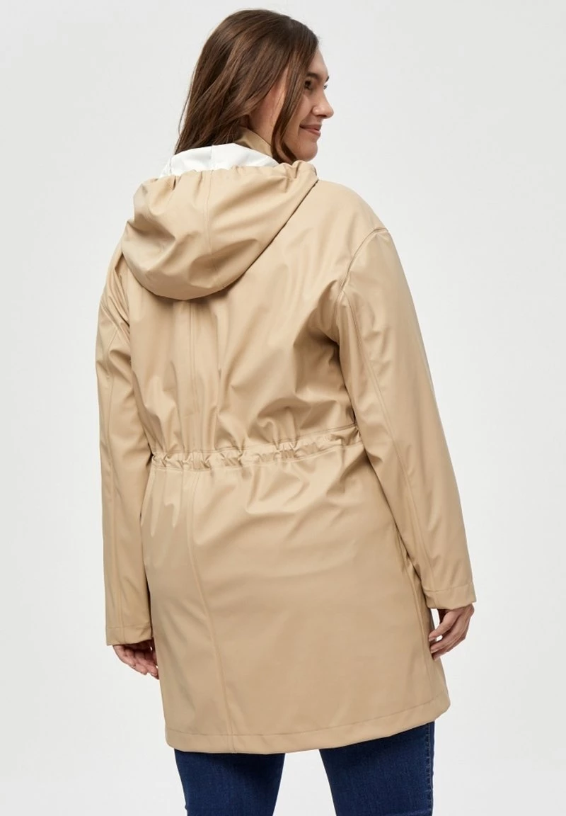 PEPPERCORN Femme CANE CURVE Parka Sand 3 PEPPERCORN Femme CANE CURVE Parka Sand – Image 3