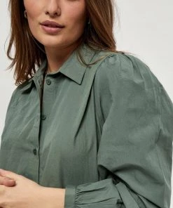 PEPPERCORN Femme CAREN JILLA Chemisier Laurel Wreath Green -Promos PEPPERCORN Magasin b4b551f28c8e4f6da873afcdaed4c2b7