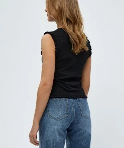 PEPPERCORN DARLEEN TEE Débardeur Black Femme -Promos PEPPERCORN Magasin b5887fb4061d4a55970ffada6d670991