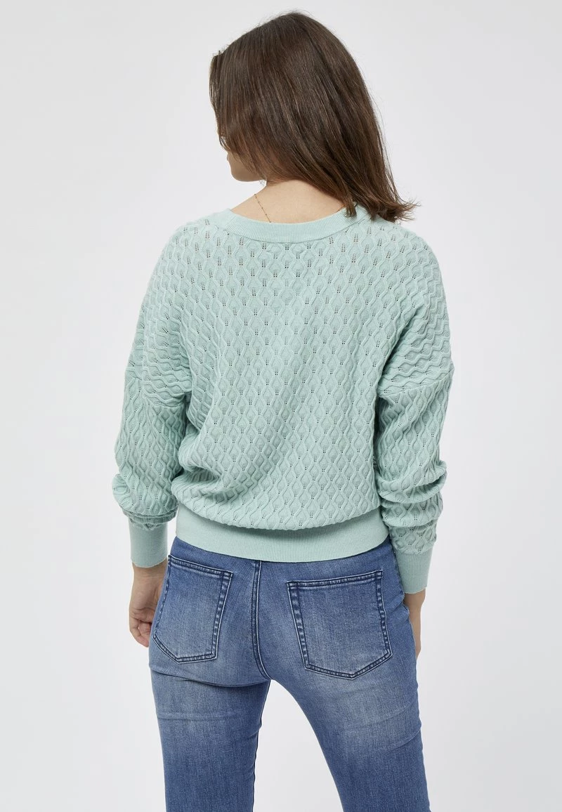 PEPPERCORN ROSALIA V NECK Pullover Harbor Gray Femme 3 PEPPERCORN ROSALIA V NECK Pullover Harbor Gray Femme – Image 3