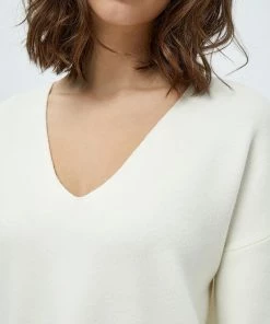 PEPPERCORN Femme ROSALIA Pullover Cloud Dancer -Promos PEPPERCORN Magasin b6c3df01f2b845f4b6ebfdf234dbbaa9