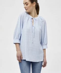PEPPERCORN Blouse Cashmere Blue Femme