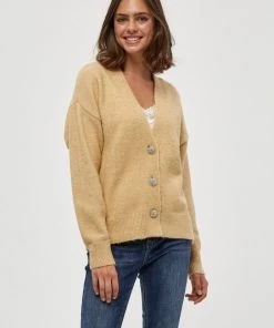 PEPPERCORN Gilet Warm Sand Melange Femme