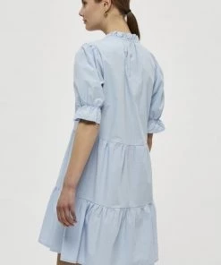 PEPPERCORN Femme BENIA DRESS Robe De Jour Cashmere Blue -Promos PEPPERCORN Magasin b90cf406f466497fb3c76e4b817e9e6a