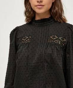 PEPPERCORN LORENA Blouse Black Femme -Promos PEPPERCORN Magasin b9b017b49c9a4420999d0aa904fce0a9