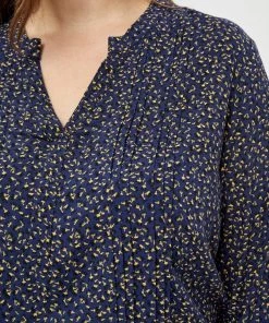 PEPPERCORN CAISA Blouse Navy Print Femme -Promos PEPPERCORN Magasin ba368ac6f7c6494d936f121f60811461