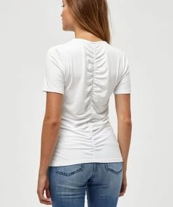 PEPPERCORN DANIELLA T Shirt Basique White Femme -Promos PEPPERCORN Magasin bbee3a52e2954dc486b8f463064ce3a5
