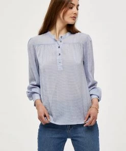 PEPPERCORN Femme LEILA Blouse Blue Fog