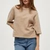 PEPPERCORN Femme PENELOPE Pullover Mottled Beige