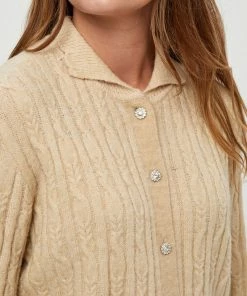 PEPPERCORN Femme SCARLET Gilet Seedpearl Cream -Promos PEPPERCORN Magasin bcb59d6c862f4db08ea46f43f53d6459