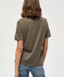 PEPPERCORN Femme DEBORAH T Shirt Imprimé Sea Turtle Green -Promos PEPPERCORN Magasin bce39681eb0d4b5ba4fe53a35611c421