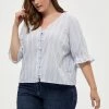 PEPPERCORN DIARA Blouse Skyway Blue Striped Femme
