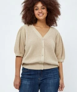 PEPPERCORN Femme DESTINA CURVE Gilet Feather Gray