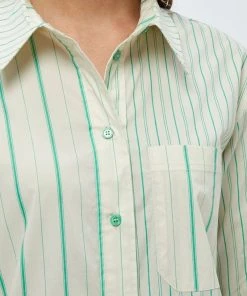 PEPPERCORN Femme DAHLIA Chemisier Ant White Print -Promos PEPPERCORN Magasin c1388abb244943d282d6e04557829190