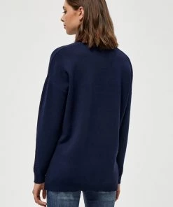 PEPPERCORN ROSALIA Pullover Dark Blue Femme -Promos PEPPERCORN Magasin c2abac0970b24360a9d9eed345f2c010