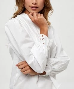 PEPPERCORN Femme JULIANNA Blouse White -Promos PEPPERCORN Magasin c345ecfeaa7e4ee3923a93b4d9040af7