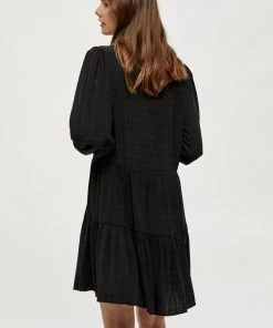 PEPPERCORN Femme MARY Robe De Jour Black -Promos PEPPERCORN Magasin c34cb30707174f43b4e2013bf990eba8