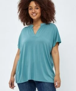 PEPPERCORN ROSALINDA T Shirt Basique Arctic Blue Femme