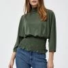 PEPPERCORN LANA T Shirt à Manches Longues Duffel Bag Green Femme