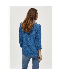 PEPPERCORN Femme CADY LISSI Blouse Star Sapphire Blue Print -Promos PEPPERCORN Magasin c4cccc6232ab42c5a9dc112681b5c0da