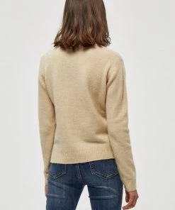 PEPPERCORN SCARLET Pullover Seedpearl Creme Melange Femme -Promos PEPPERCORN Magasin c4d50a98af234b6a8a5921953392afbc