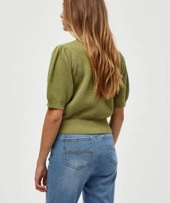 PEPPERCORN Femme DESTINA Gilet Mosstone Green -Promos PEPPERCORN Magasin c53945a230514e26940cd1f8ab24b58a