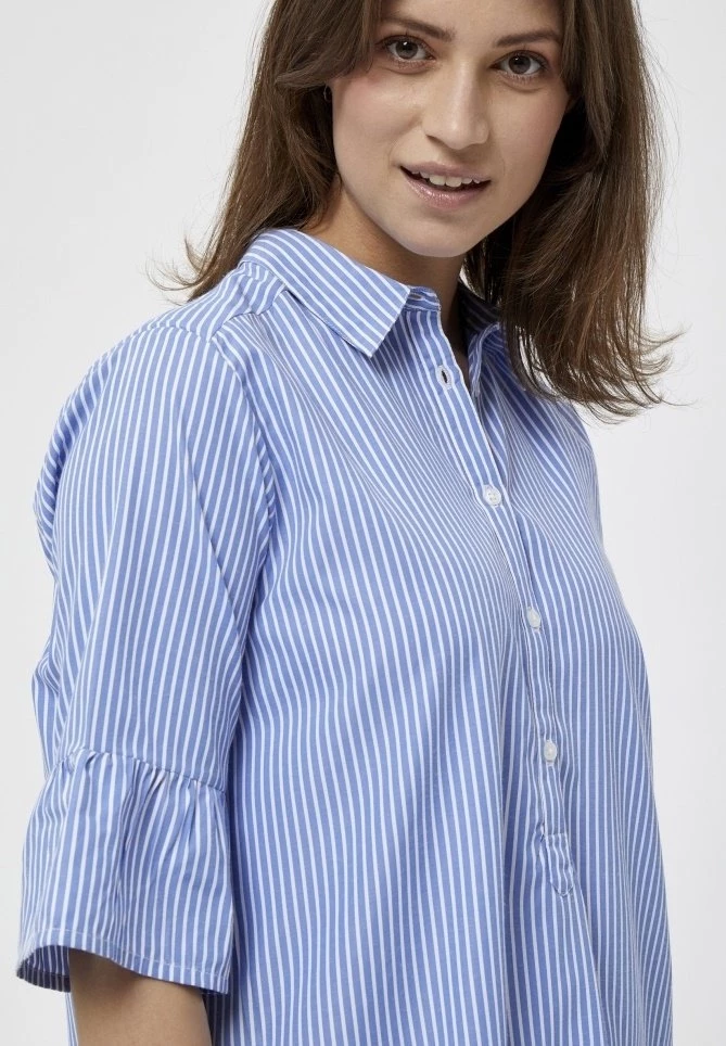 PEPPERCORN RAMIS Robe Chemise Cashmere Blue St Femme 4 PEPPERCORN RAMIS Robe Chemise Cashmere Blue St Femme – Image 4