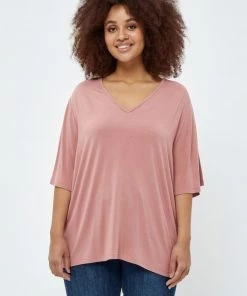 PEPPERCORN ROSEBELL T Shirt à Manches Longues Ash Rose Femme