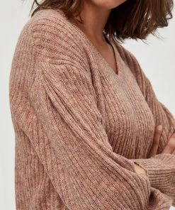 PEPPERCORN Femme Pullover Ash Rose Melange -Promos PEPPERCORN Magasin c7c0f2e9292441dc99eea654e4646e12